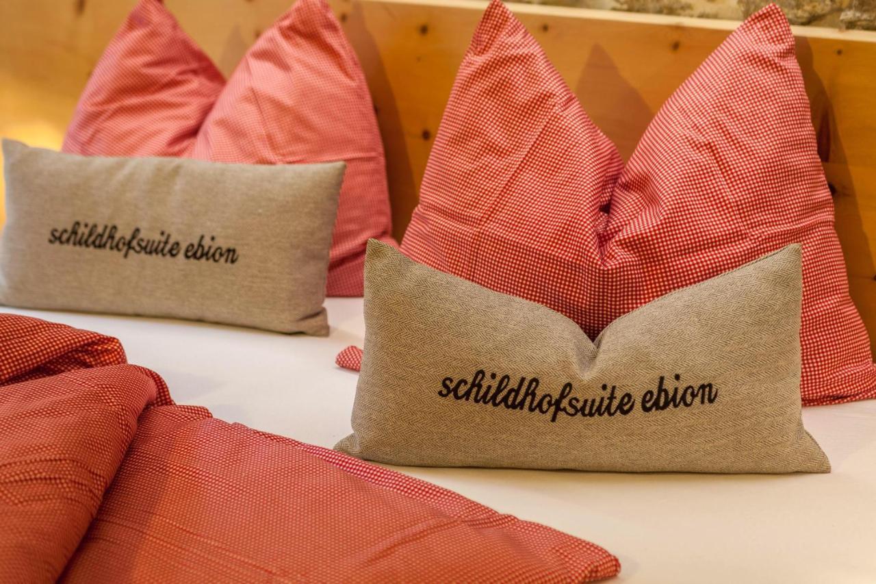 Schildhof Ebion Schildhofsuite Sankt Leonhard in Passeier Buitenkant foto